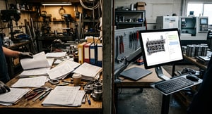 Comparison with and without worker guidance