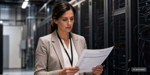 IT and compliance managers verify the reliability of data sets at the data center 