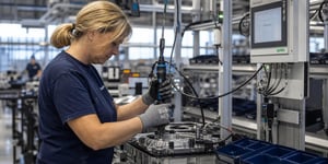 Worker Assistance Systems at the Assembly Workstation with MES Integration in High-Variety Series Production