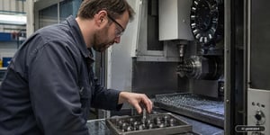 A technician is conducting a machine capability study on a new CNC machine