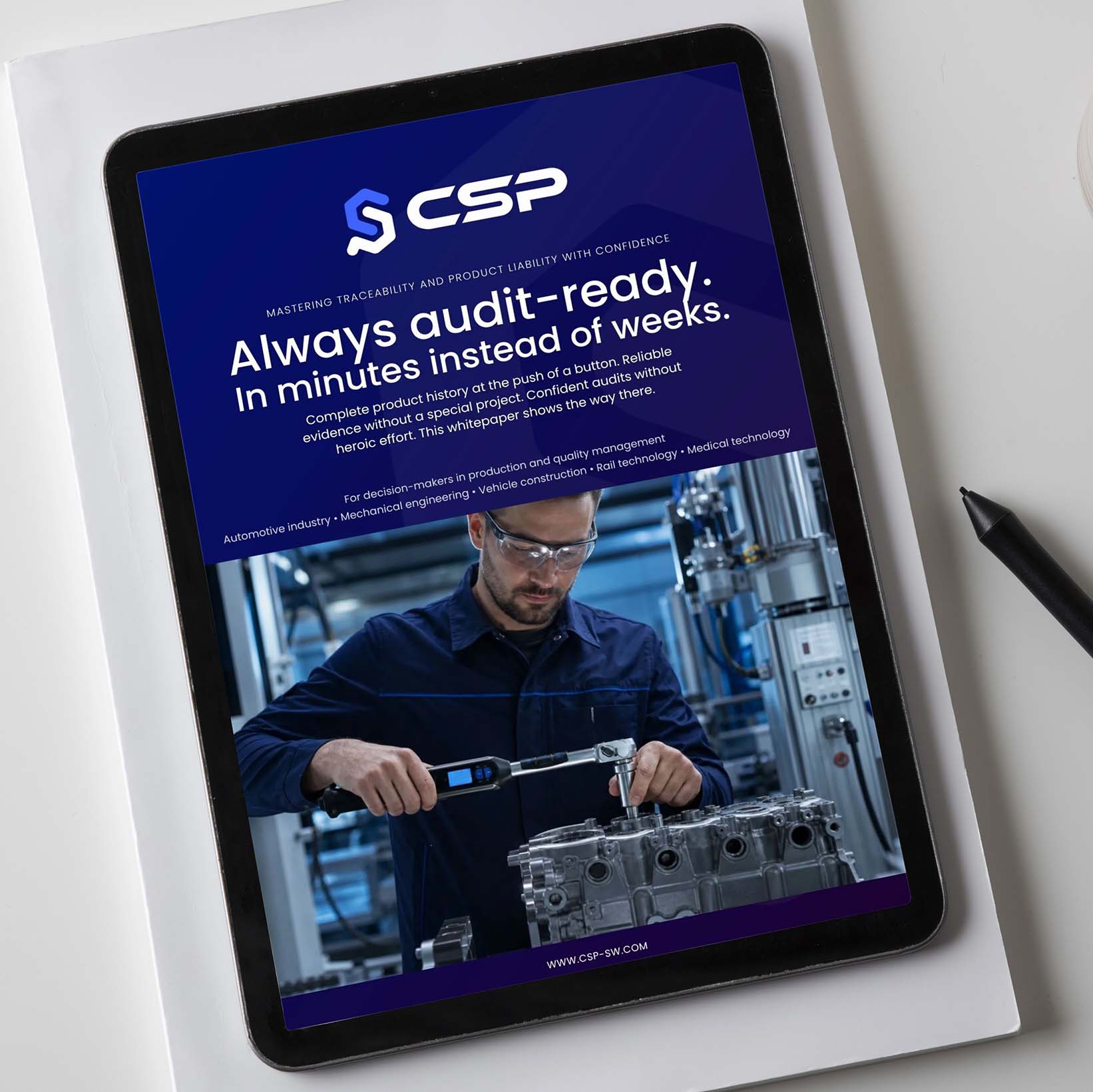 Always audit-ready.  In minutes instead of weeks.